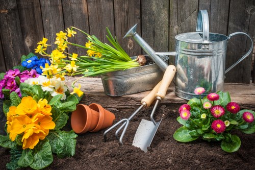Load-based landscaping quote example with cubic-yard waste removal rates