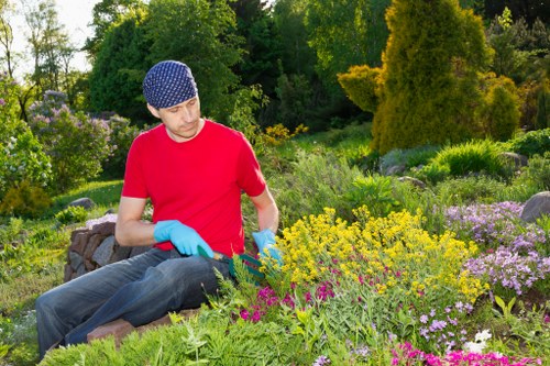 Training and safety procedures for landscaping and rubbish removal